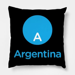 Argentina - Marca Pais Argentina Pillow