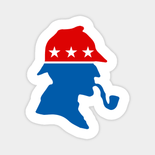 Sherlock Holmes Political parody Magnet