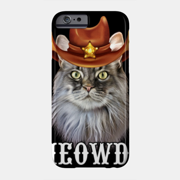 Meowdy Is Wearing Cowboy Hat Cat Lovers Cat Phone Case Teepublic