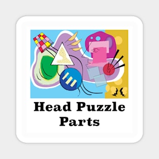 Head Puzzle Parts Magnet