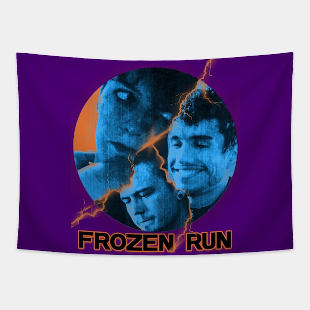 Frozen Run Lightning Logo Tapestry by FrozenRun