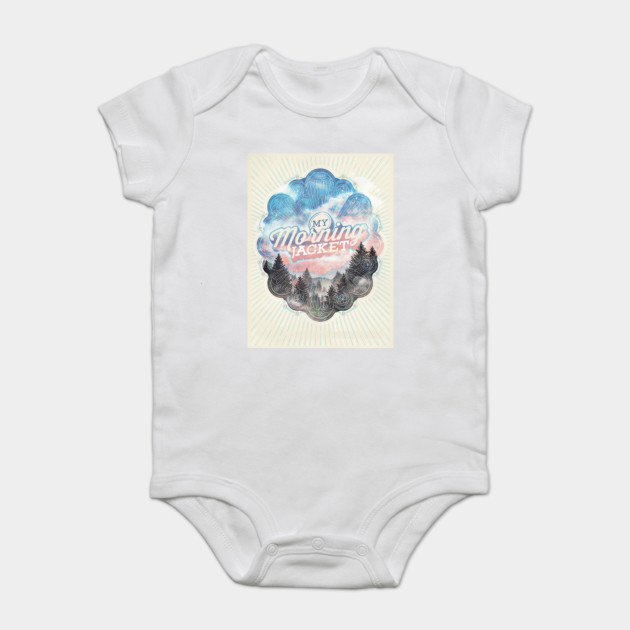 My Morning Jacket Vintage Art Morningjacket Onesie Teepublic