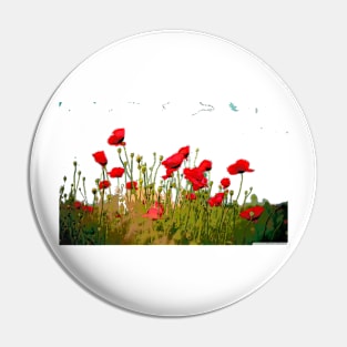 Poppies Pin