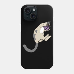 Cat playing with woolball Phone Case