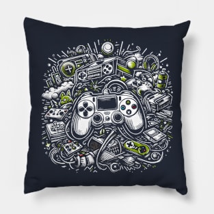 Gaming Doodle Pillow