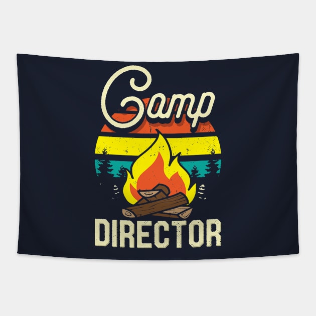 Camping Director Family Adventure Tapestry by Tenh