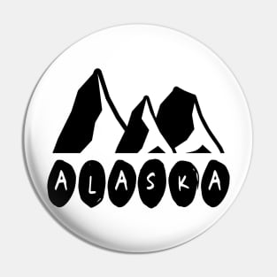 Alaska Mountaints Pin