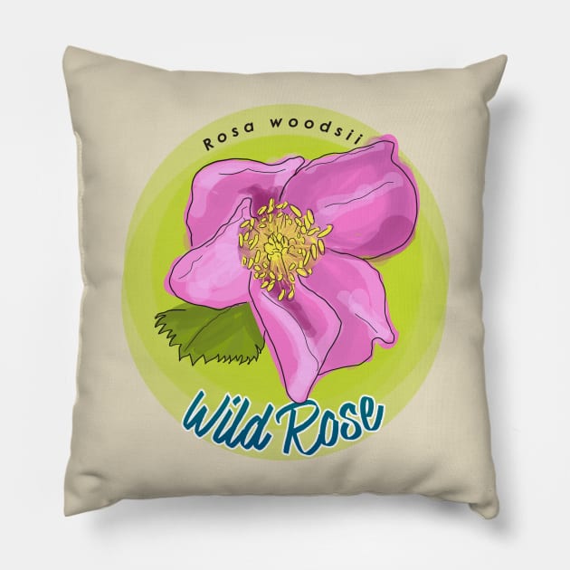 Wild Rose Pillow by unclelindsey