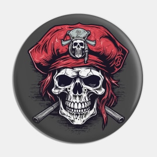 Pirate skull Pin
