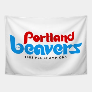 Defunct Portland Beavers Baseball Tapestry