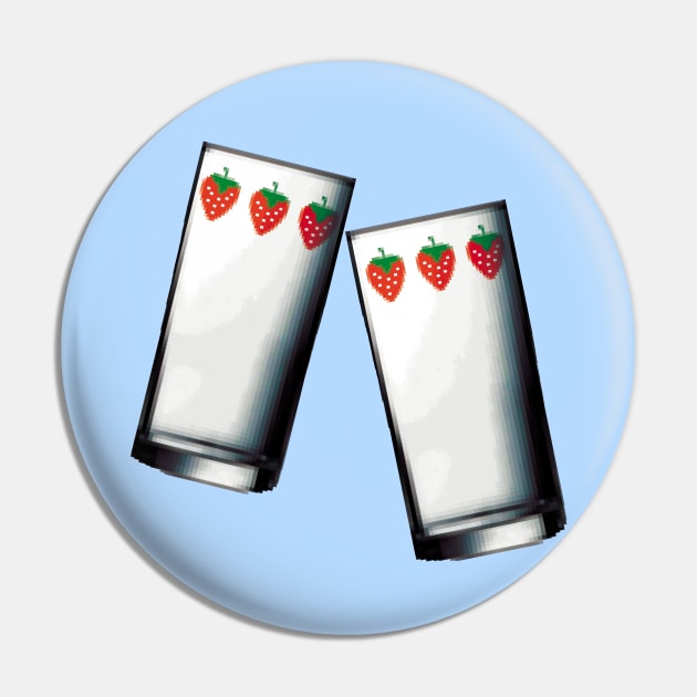 Nana strawberry glasses - Pixel Art #003 Pin by Pixelart World 