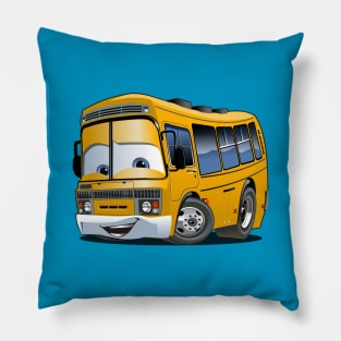 Cartoon bus Pillow