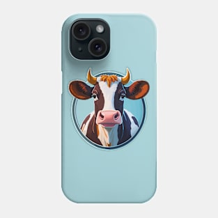 Cow Portrait Phone Case