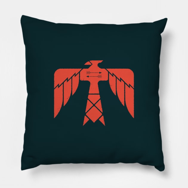 Native Americans - Thunderbird Pillow by BadBox