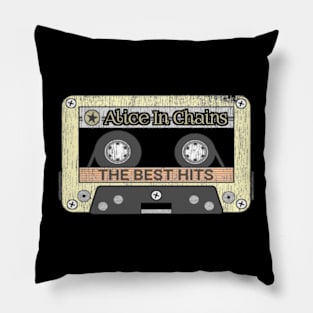 alice in chains cassette Pillow