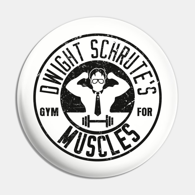 Schrute's Gym For Muscles Pin by coolab