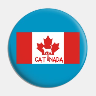 CATnada flag Pin