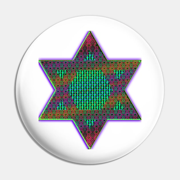 Star of David Pin by indusdreaming