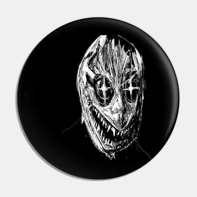 Sketch face Pin by Interium