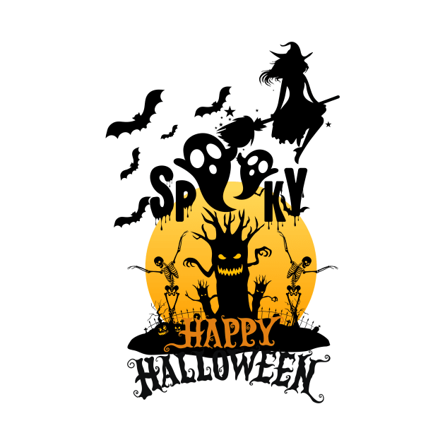 Spooky Happy Halloween by NICHE&NICHE