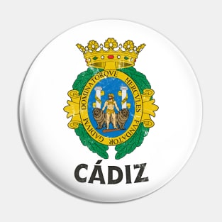 Cádiz / Vintage Style Flag Design Pin