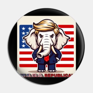 MAGA REPUBLICAN Pin