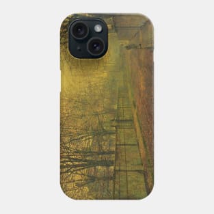In The Golden Glow Of Autumn by John Atkinson Grimshaw Phone Case