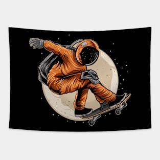 space skateboard in the moon Tapestry