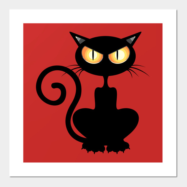 The Angry Black Cat The Angry Black Cat Posters And Art Prints