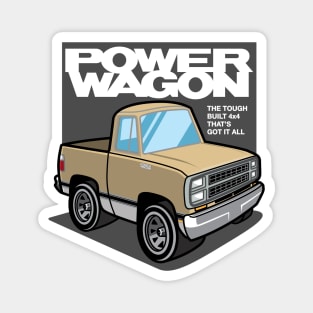 Cashmere - Power Wagon (1980 - White-Based) Magnet