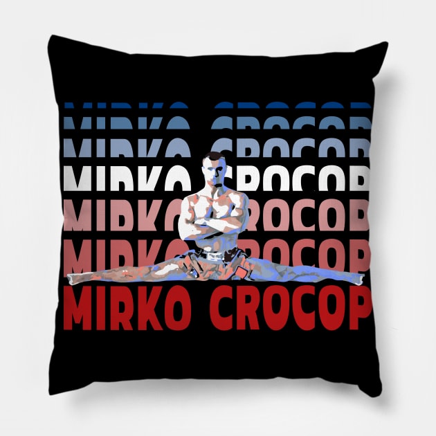 Mirko Crocop Pillow by FightIsRight