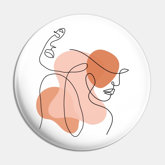 Girl Design Pin by MOS_Services