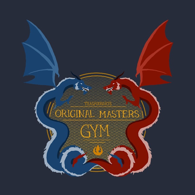 Original Masters Gym-no lines by Teaspoonarts