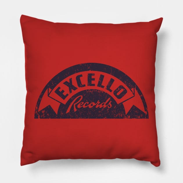 Excello Records Pillow by MindsparkCreative