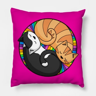 Colourful Cats Pillow