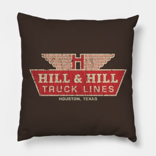 Hill and Hill Truck Lines 1947 Pillow