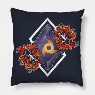 Ninja from FF14 Job Crystal with Flowers T-Shirt Pillow