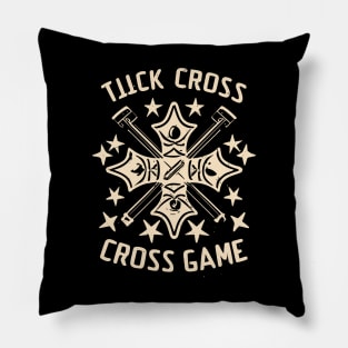 Compass and Tick Cross: Finding Order Out of Chaos Pillow