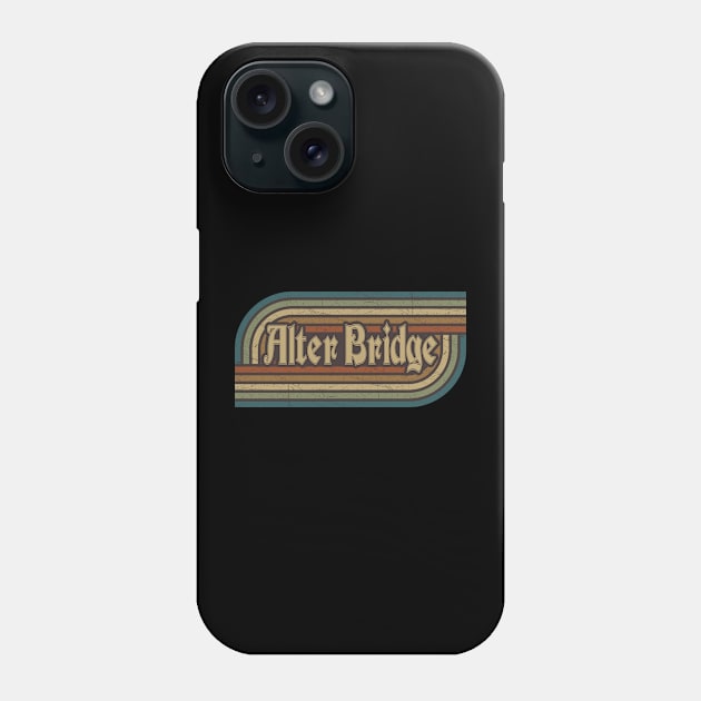 Alter Bridge Vintage Stripes Phone Case by paintallday