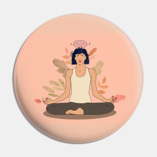 Yoga enthusiast Pin