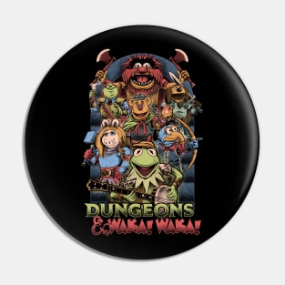 Dungeons and Waka! Waka! - Puppet RPG Parody Pin