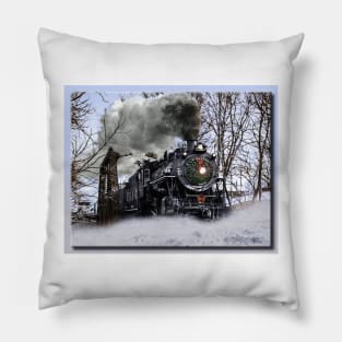 Snow Train Pillow