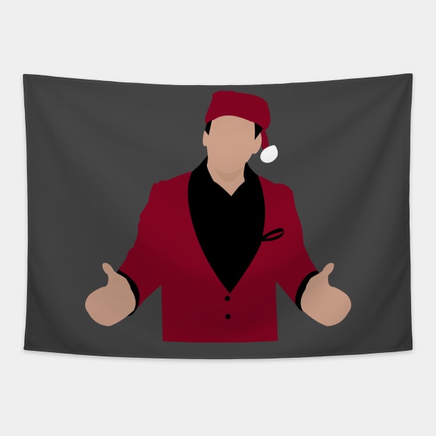 Santa Bond Tapestry by doctorheadly