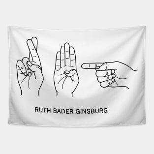 Ruth Bader Ginsburg ASL Tapestry