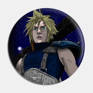 Cloudy With A Chance of Sephiroth Pin