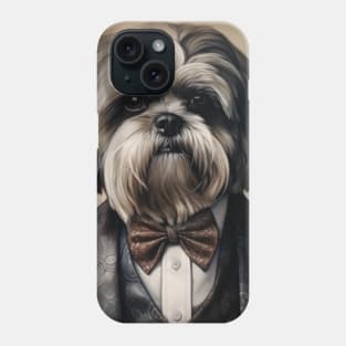 Shih Tzu Dog in Suit Phone Case