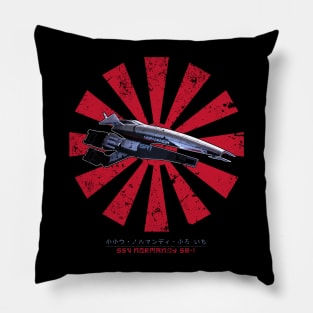 SSV Normandy SR 1 Retro Japanese Mass Effect Pillow