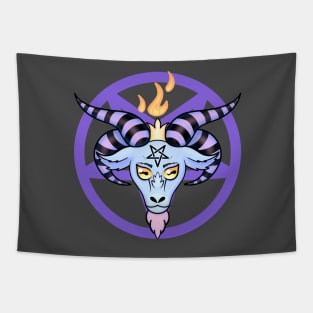 Baphomet (pastel goth) Tapestry