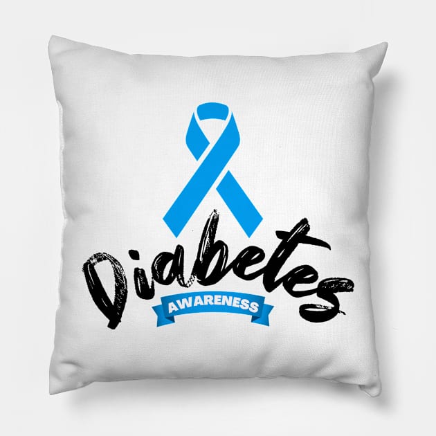 November is Diabetes Awareness Month Pillow by Afrinubi™