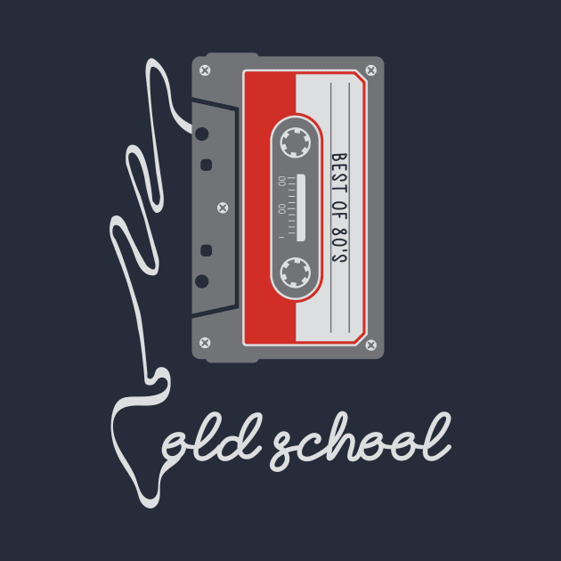 Old School Cassette Tape Tee by the74